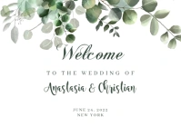 Wedding Welcome Sign Templat A2 template