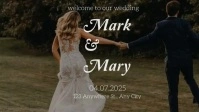 Wedding white and black minimalist YouTube Duimnael template