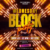 Wednesday Block Party Square (1:1) template
