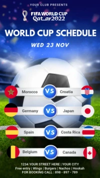 Wednesday schedules template Instagram Story