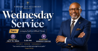Wednesday Service Imagem partilhada do Facebook template