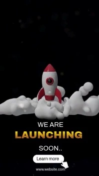 We are launching soon:) Digital Display (9:16) template