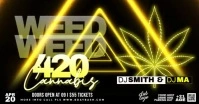 Weed Night Obraz udostępniany na Facebooku template