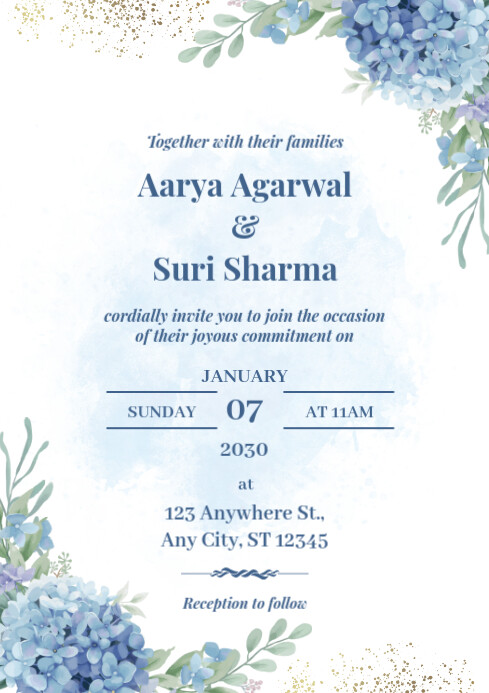 Weeding Flyer Template | PosterMyWall