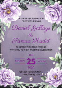WEEDING INVITATION CARD Template | PosterMyWall