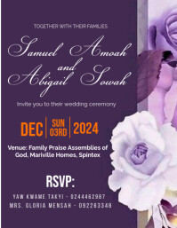 WEEDING INVITATION CARD FLYER Template | PosterMyWall