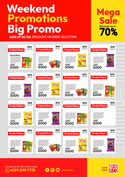 Weekend Big Promo Template | PosterMyWall