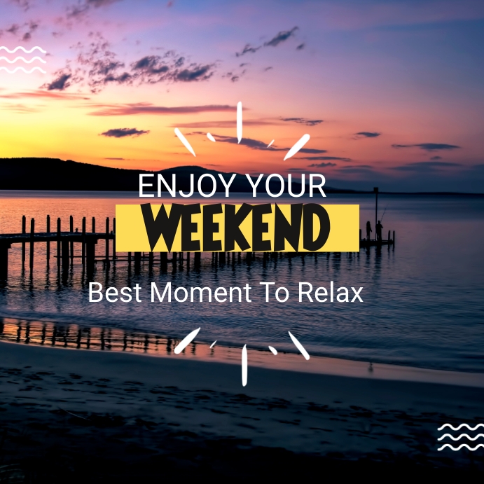 Plantilla de WEEKEND | PosterMyWall