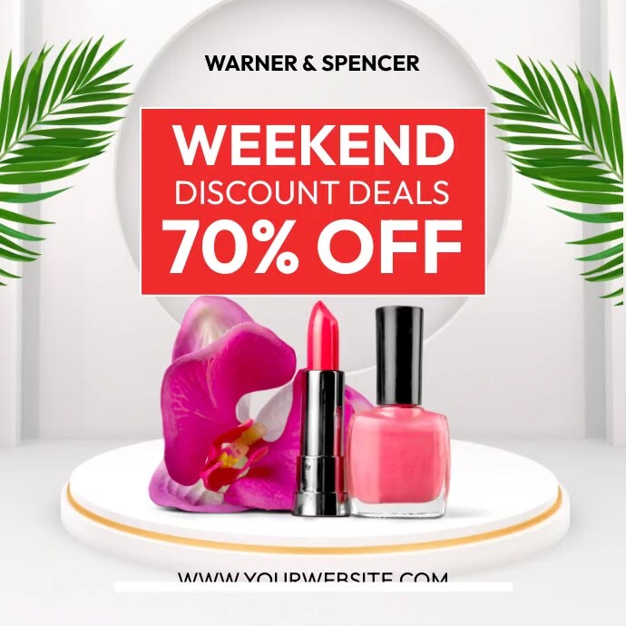 Plantilla de Weekend Discount | PosterMyWall