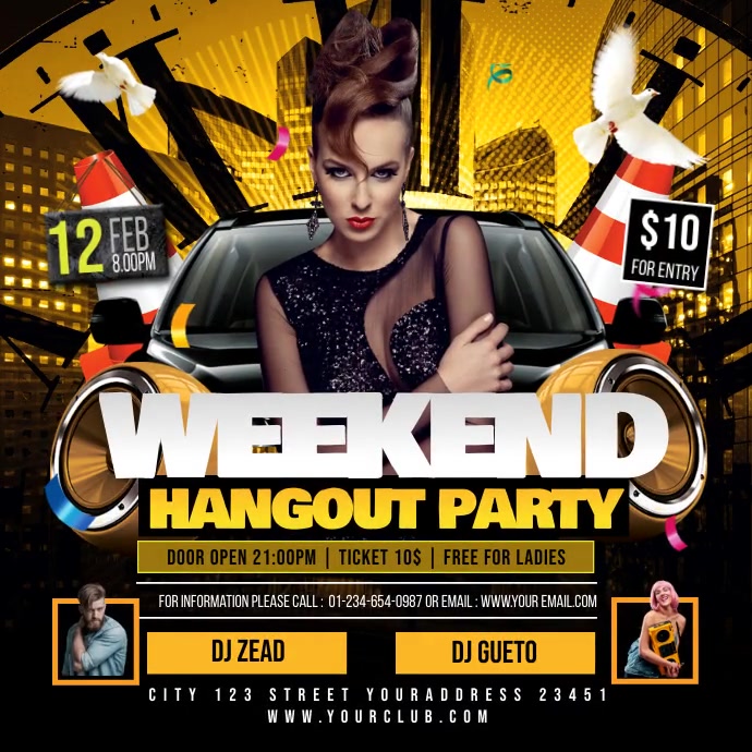 Weekend Hangout Template | PosterMyWall