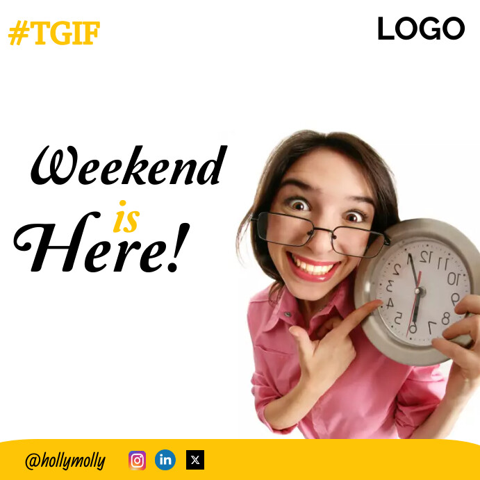 Weekend is here Template | PosterMyWall