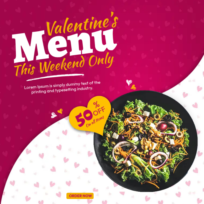 Weekend Menu Design Weekend Menu Template | PosterMyWall