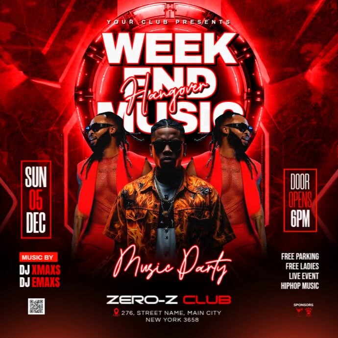 Weekend Night Party Template | PosterMyWall
