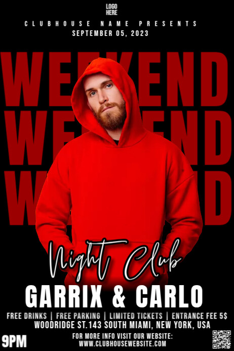 Weekend Night Party Template | PosterMyWall