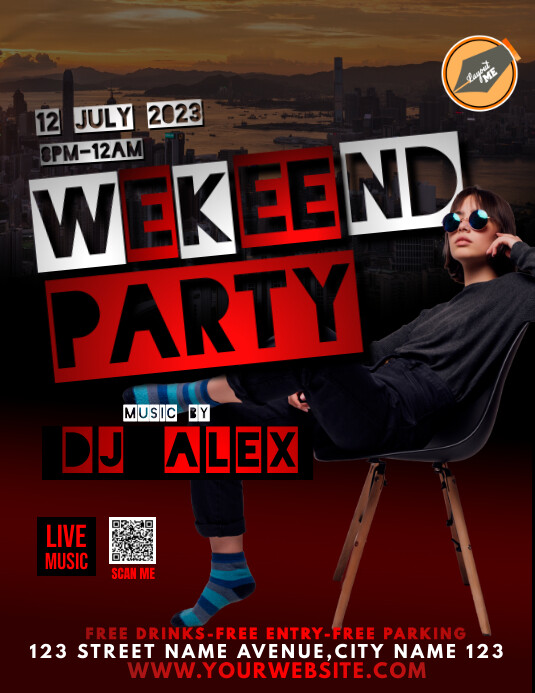 Copy of Weekend Night Party | PosterMyWall