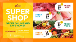 Weekend Offer Ad Template Digitalt display (16:9)