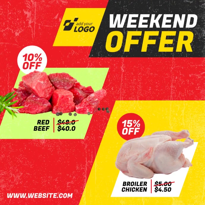 Weekend Offer Ads Template | PosterMyWall