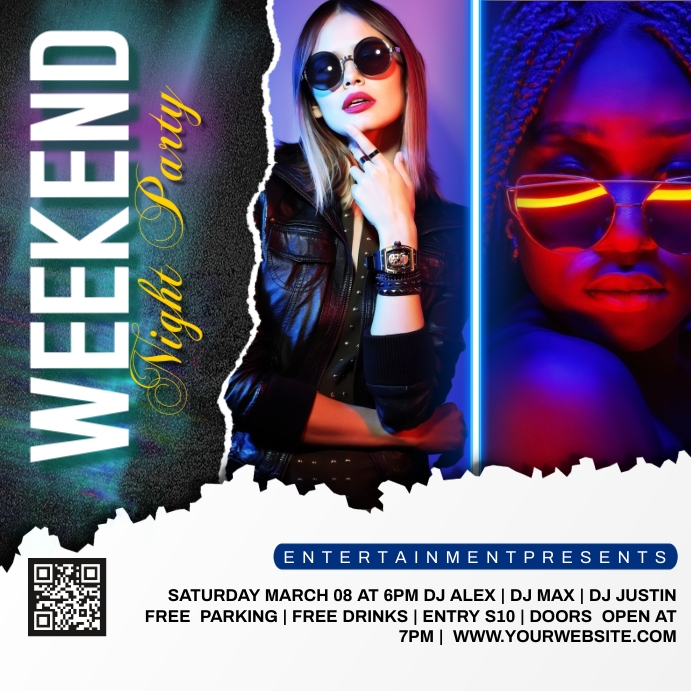 Weekend party Template | PosterMyWall