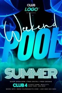 Pool Weekend Party Template | PosterMyWall