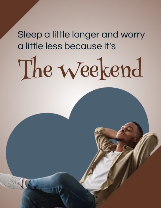 Weekend Post Flyer Template | PosterMyWall