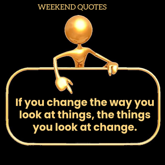 Weekend Quote Instagram Ad Template | PosterMyWall