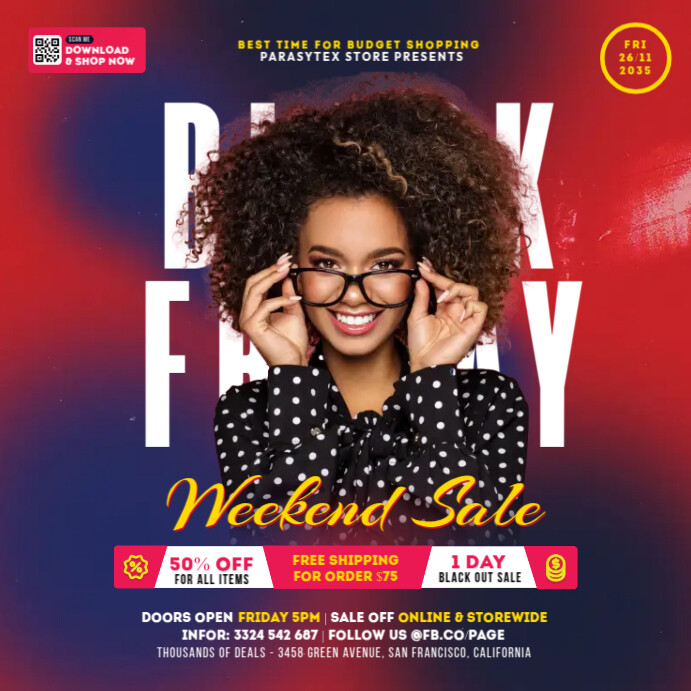 Weekend Sale Ads Template | PosterMyWall