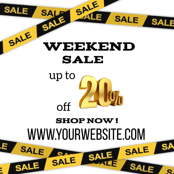 Weekend sale Template | PosterMyWall