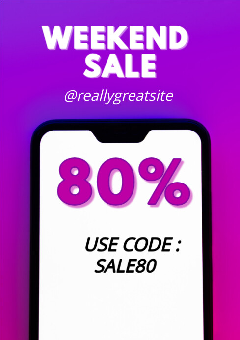 Copy of Weekend sale | PosterMyWall