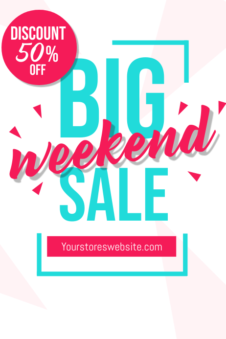 Copy of Weekend Sale | PosterMyWall