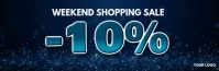 Weekend Sale Discount % Offer Special Shop Ad Email Header template