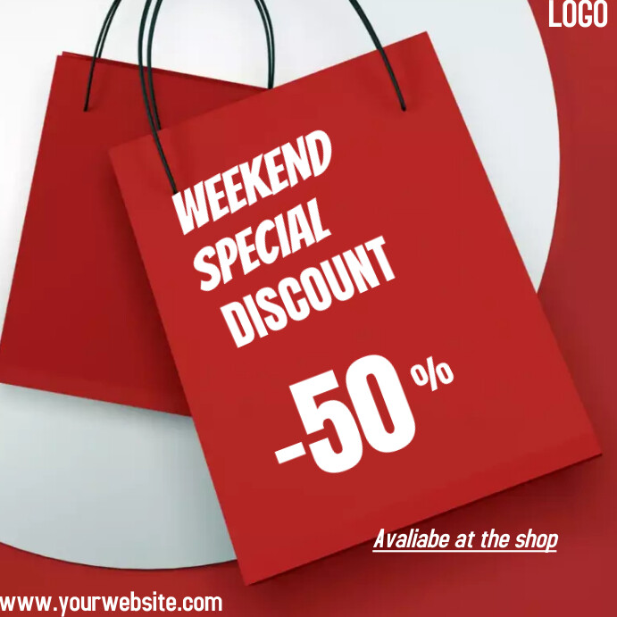Copy of weekend special discount design | PosterMyWall