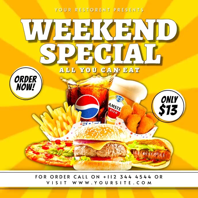 Copy of Weekend special dish | PosterMyWall