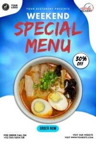 Weekend Set Menu Design Weekend special menu Template | PosterMyWall