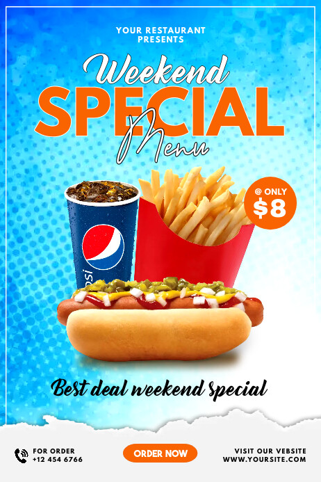 Weekend Set Menu Design Weekend special menu Template | PosterMyWall