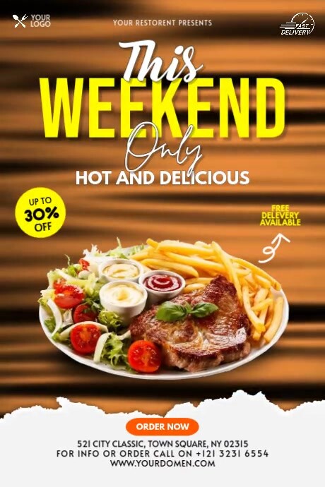 Weekend Set Menu Design Weekend special menu Template | PosterMyWall