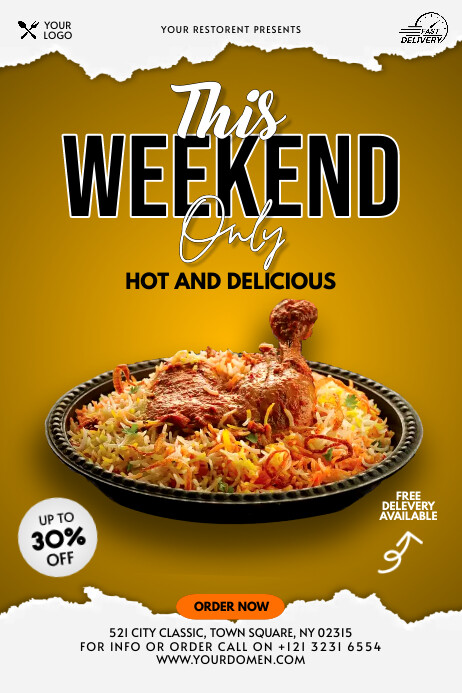 Copy of Weekend special Menu | PosterMyWall