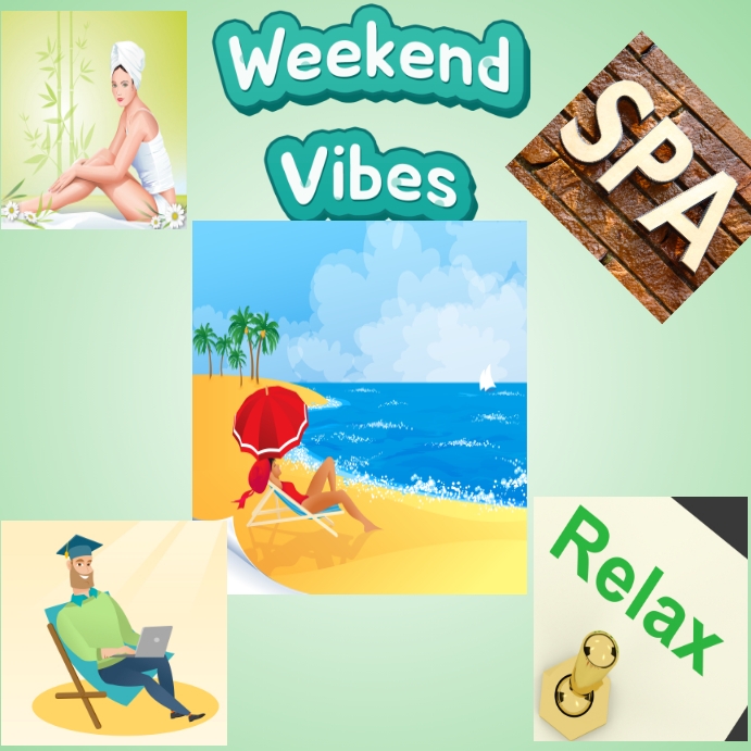 weekend vibes Template | PosterMyWall