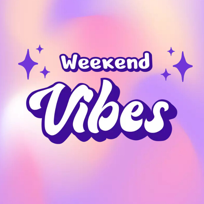Weekend Vibes Instagram Post Template | PosterMyWall