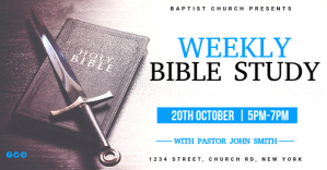 weekly bible study, bible study Facebook Shared Image template