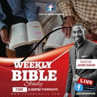 Weekly bible study Instagram Post template