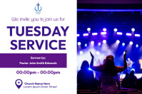 weekly service template | PosterMyWall