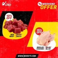 Weekly Deals Ad Instagram-opslag template
