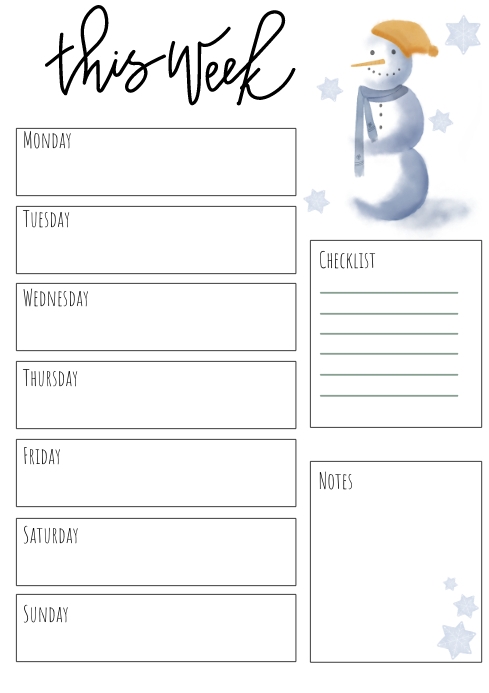 Weekly Planner Template PosterMyWall