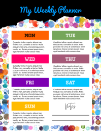 Weekly Local Guide Posts Weekly Events Flyer Template | PosterMyWall