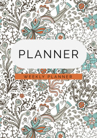 WEEKLY PLANNER COVER Template | PosterMyWall
