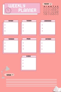 Vision Board visual planner poster template | PosterMyWall