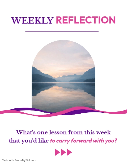 Weekly Reflection Prompt Mindfulness Leadership Insight Post for ...
