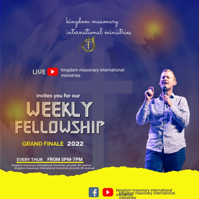weekly service flyer poster. Template | PosterMyWall