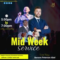 MID WEEK SERVICE TEMPLATE | PosterMyWall