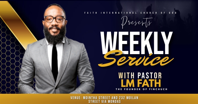 Weekly services Template | PosterMyWall